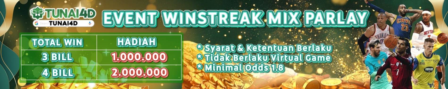 event win streak parlay